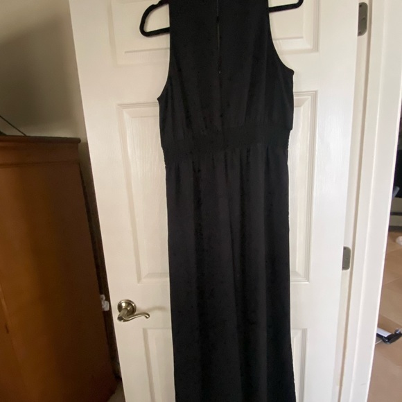 Ann Taylor black one piece pantsuit with defined waist. Worn once. - Picture 5 of 6